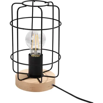 Lampička Pracovní stolní lampa GOTTO černá industriální kovová na psací stůl 25 cm