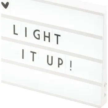 Stojací lampa Světelný box s písmeny – A3 – 85 znaků