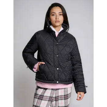 Dámský kabát Sinsay - Prošívaná bunda - černá - 335HC-99X - 335HC-99X-XXL