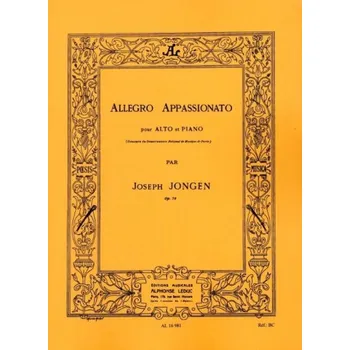 Joseph Jongen: Allegro Appassionato Op79 (noty na violu, klavír)