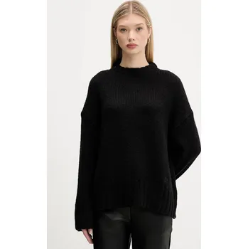 Dámský svetr Vlněný svetr HUGO Siolino 50548137 černá 99X, vel. XS