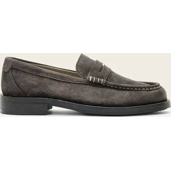 Dámské mokasíny Kožené mokasíny AllSaints BLOOM SUEDE LOAFER M022FC.WGR šedá 90X, EUR 45