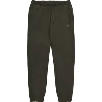 Velké pánské tepláky se stahovacími lemy Double Urban Outfitters MPAN-6027 khaki (9XL)