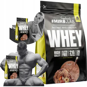 Protein Protein syrovátkový koncentrát - WPC HIRO.LAB prášek 750 g nugátová příchuť