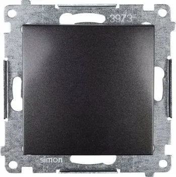 vypínač Vypínač jednoduchý Klasik, Podomítkový Kontakt-simon černý DW1A.01/48