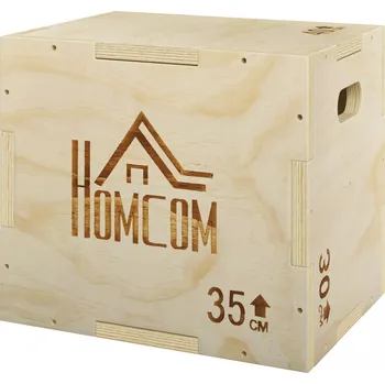 Úložný box Dřevěný plyo-Box 3 v 1, 40,5/35,5/30,5 cm | přírodní