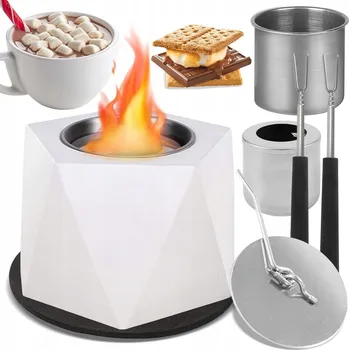 VOLNĚ STOJÍCÍ BIO KRB BEZ KOUŘE NA BIOETANOL PRO DŮM, TERASU A ZAHRADU