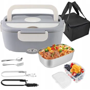 Svačinový box ELEKTRICKÝ LUNCH BOX TERMOSKA JÍDELNÍ BOX do auta, do kanceláře, do školy