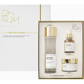 Kosmetická sada B.O.M. – Peptide Power Special Set – Luxusní peptidová péče pro pevnější pleť