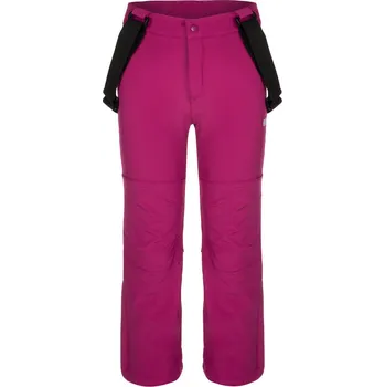 Dívčí kalhoty Dětské softshellové kalhoty LOAP Lonny růžová Velikost: 122/128
