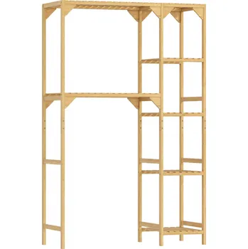 Koupelnový nábytek Bambusová polička nad pračku | přírodní