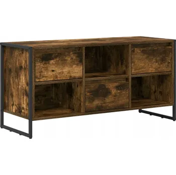 Televizní stolek Televizní skříň Kouřový dub 100 x 36 x 49,5 cm kompozitní dřevo