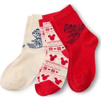 Pánské ponožky 712733 - Tchibo - Ponožky »Mickey and Friends« - pro ženy - vel. 27-30 - barva: modrá