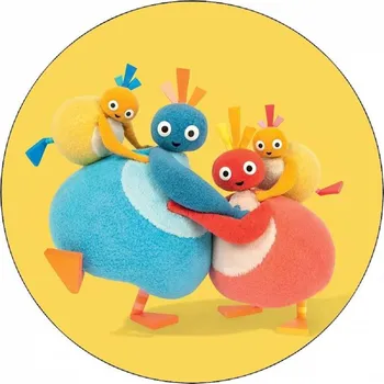 Jedlá dekorace na dort Jedlý papír Všetečkovi 19,5 cm - Pictu Hap