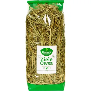 Krmivo pro hlodavce Ziołowa Kotlina | Pamlsek pro hlodavce a králíky | Oves zelený 120g
