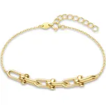 Elegantní zlatý náramek kulička Au 585/1000 3,30g