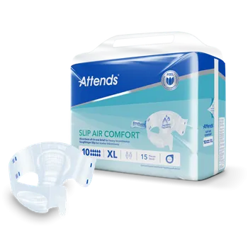 Attends Slip Air Comfort 10 XL—Kalhotky absorpční plenkové 15 ks