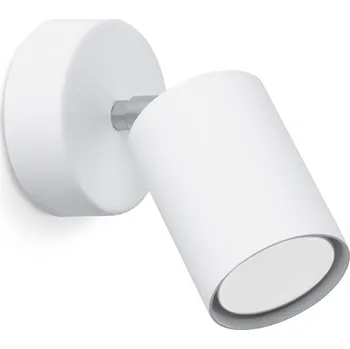 Nástěnné svítidlo Moderní nástěnné svítidlo LEMMI 1 bílé kovové s pohyblivým stínidlem do obýváku a ložnice SOLLUX