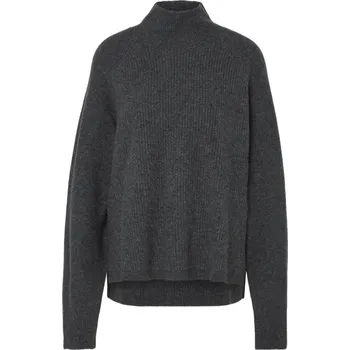 Dámský svetr 719490 - Tchibo - Svetr z hrubého úpletu z příze Soufflé - pro ženy - vel. XXL 52/54 - barva: šedá