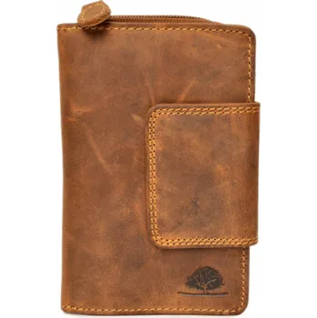 Peněženka GreenBurry Vintage kožená peněženka se zipem 1815-25