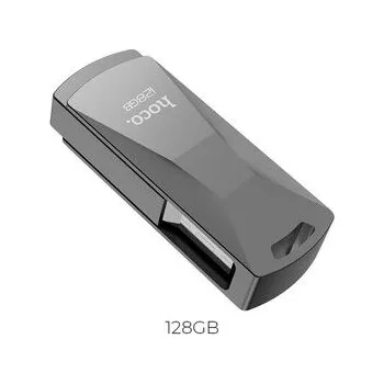 USB flash disk Flash disk 128GB USB 3.0 (USB‑A) Hoco UD5 šedý - Hoco + zdarma možnost vyzkoušet a vrátit zboží do 30 dní