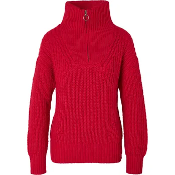 Dámský svetr 720663 - Tchibo - Svetr troyer z hrubé pleteniny - pro ženy - vel. XL 48/50 - barva: červená