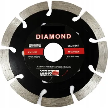 Řezný kotouč Řezací kotouč Diamond 125 mm pro řezání stavebních materiálů 22,2 mm