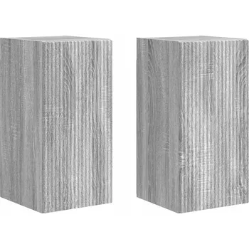 Televizní stolek TV stolek 2 ks Šedá Sonoma 30 x 31 x 60 cm