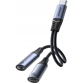 Sluchátka Joyroom adaptér pro sluchátka DAC 2v1 USB-C na 2x USB-C