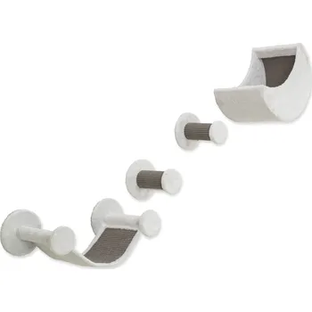 Trixie Set k připevnění na stěnu 4 ks bílý/šedý