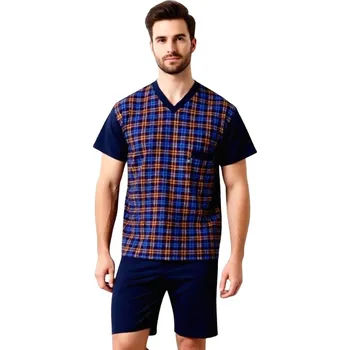 Pánské pyžamo Pánské Pyžamo Krátké FOLTÝN PK 497 Velikost: 7XL