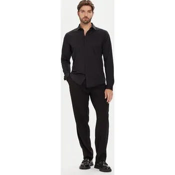 Pánská košile BOSS Košile Excurse 50544843 Tmavomodrá Regular Fit L