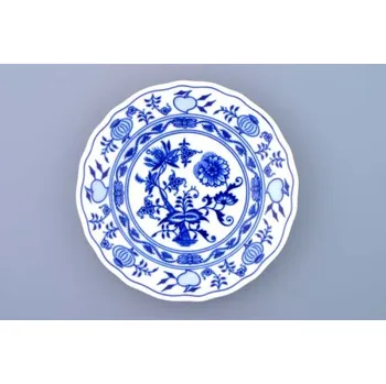 Jednorázové nádobí talíř cibulák dezertní 17 cm originální český porcelán Dubí 2.jakost