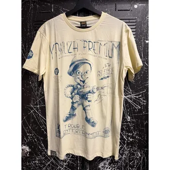 Pánské tričko Pánské triko Yakuza Premium 4003 lightyellow velikost: 4XL