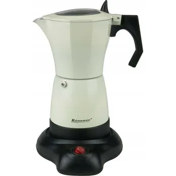 Moka konvice Elektrická moka konvice Rossner Austria 300 ml na 6 šálků, hliníková