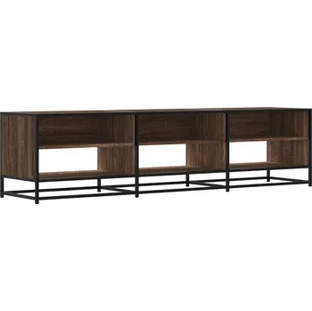 Televizní stolek TV skříňka hnědý dub 180 x 40 x 46 cm kompozitní dřevo