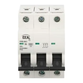 Jistič Jistič 3P B6 6A 3-fázový | IDEAL 23171