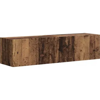 Televizní stolek TV stolek 2 ks Staré dřevo 60 x 31 x 29,5 cm