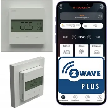 IP kamera HeatIT Z-Temp3 bezdrátový Z-Wave termostat bílý