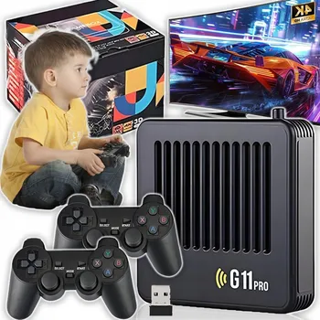 Herní konzole BEZDRÁTOVÁ RETRO HERNÍ TV KONZOLE HDMI 5000+ HER Z 90. LET