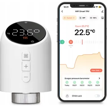 Termostat Termostatická Kartuše ZigBee TUYA Přesná regulace, Denní plánování