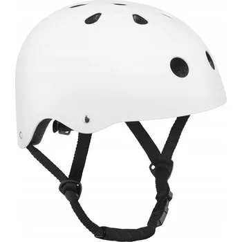 Chránič hlavy Dětská cyklistická helma Lionelo Helmet bílá Koloběžka Brusle 50-56cm