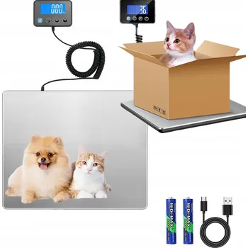 Kuchyňská váha ELEKTRONICKÁ SKLADOVÁ VÁHA LCD 200KG PLATFORMOVÁ OBCHODNÍ ZBOŽÍ SILNÁ