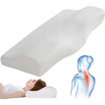 Polštář Polštář z paměťové pěny bílá 11.8 \" x 19.7 \"