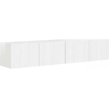 Televizní stolek TV stolek 2 ks Lesklá bílá 60 x 31 x 29,5 cm