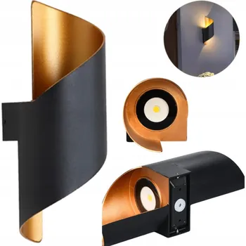 Nástěnné svítidlo Nástěnné svítidlo XPart černé, integrovaný LED zdroj 10 W