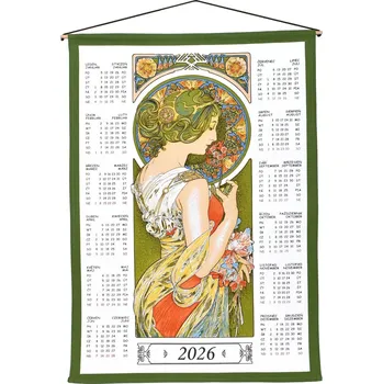 Kalendář Kalendář textilní, Mucha 2026