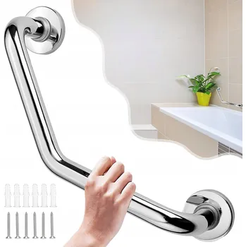 Madlo do koupelny Úhlové madlo pro invalidy FI 25MM, OCEL, pro seniory