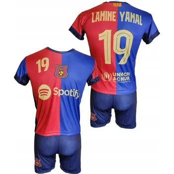 Lamine Yamal 170 teplákovka kraťasy fotbalový sportovní tréninkový set