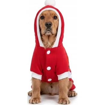 Obleček pro psa Obleček pro psa XL svetr červený teplý měkký pro střední plemena 4–6 kg